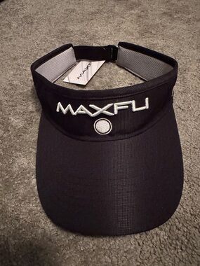 MAXFLI Women's Black Golf Visor